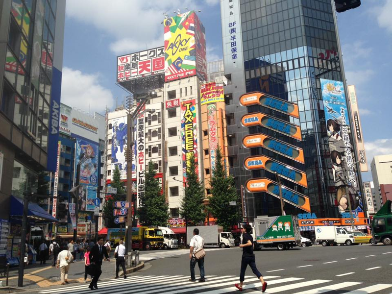 My first time in Akihabara. Aaaah, I really should go to sleep.